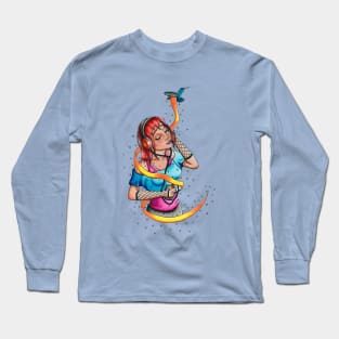 Retro 80s Teenager (ABB) Long Sleeve T-Shirt